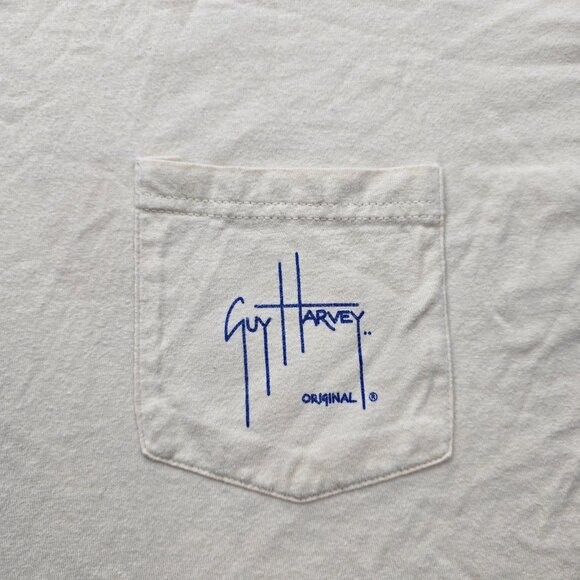 Guy Harvey Tshirt Mens XL Yellow Short Sleeve Coastal Conservation Association - Picture 4 of 10